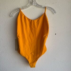 San Lorenzo Orange One Piece Swimsuit